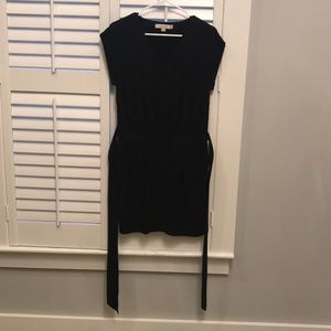 Reiss black silk dress